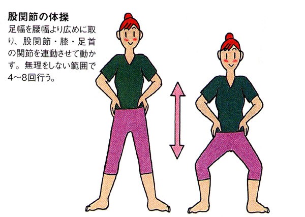 股関節の体操